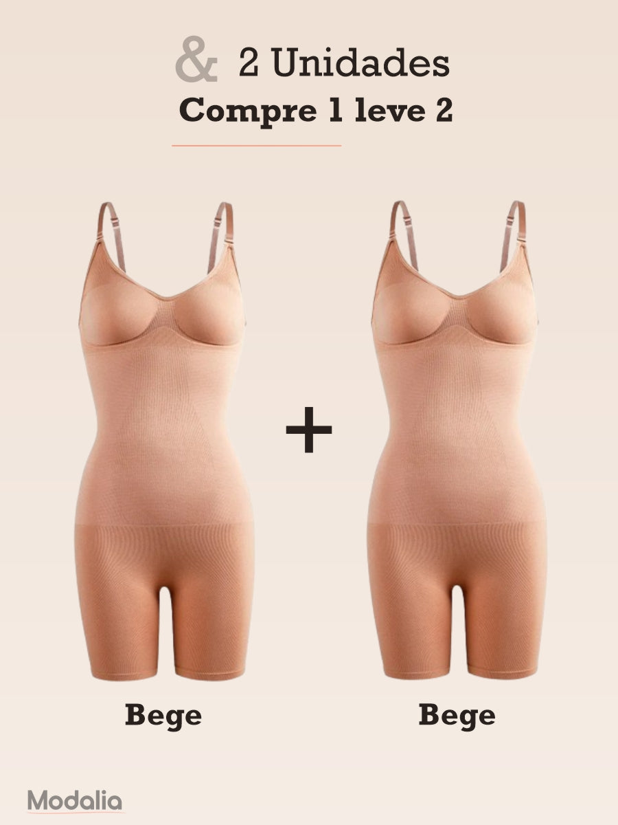 BODY MODELADOR SLIM CONTROL - COMPRE I LEVE 2