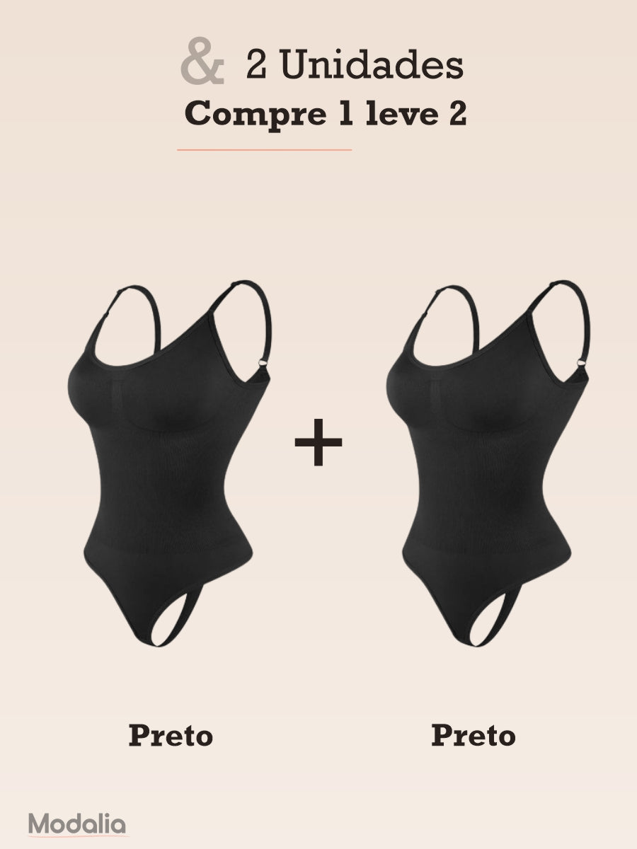 BODY MODELADOR SLIM CONTROL - COMPRE I LEVE 2