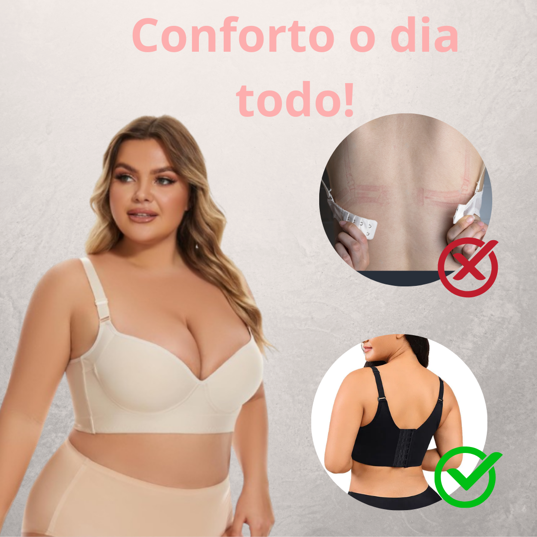 OFERTA ESPECIAL DE NATAL 🎅🔥 - Kit 4 Sutiãs Becca Push-Up Modelador!